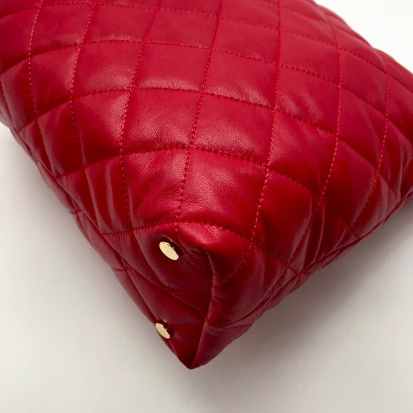 I.N.C. International Concepts Red Pepper Quilted Shoulder Bag  -NWT - Picture 7 of 11